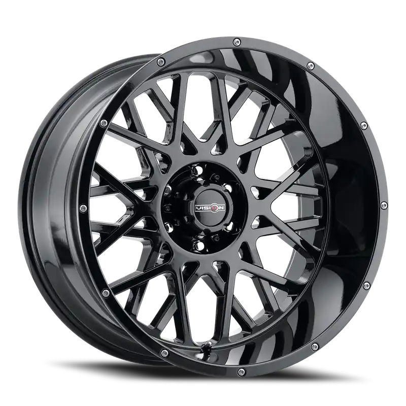 Vision Rocker 412 Wheel 22x10 8x170 Gloss Black -19mm Fresh Stock