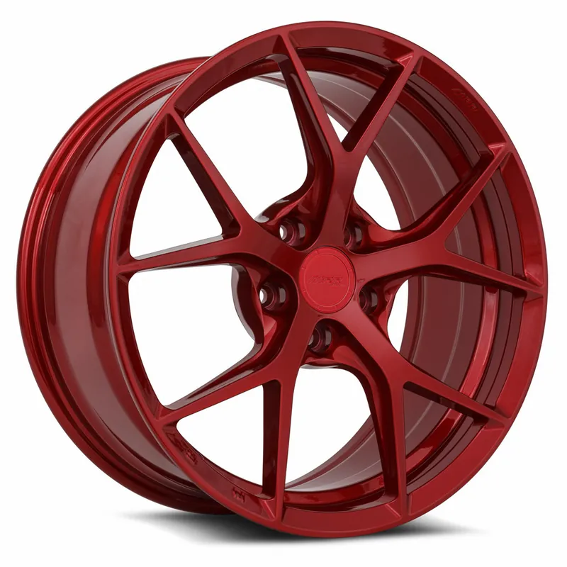 Crafted Mrr Fs6 Wheel 20x8.5 5x114.3 Candy Red 20mm - FREE T-SHIRT INCLUDED!
