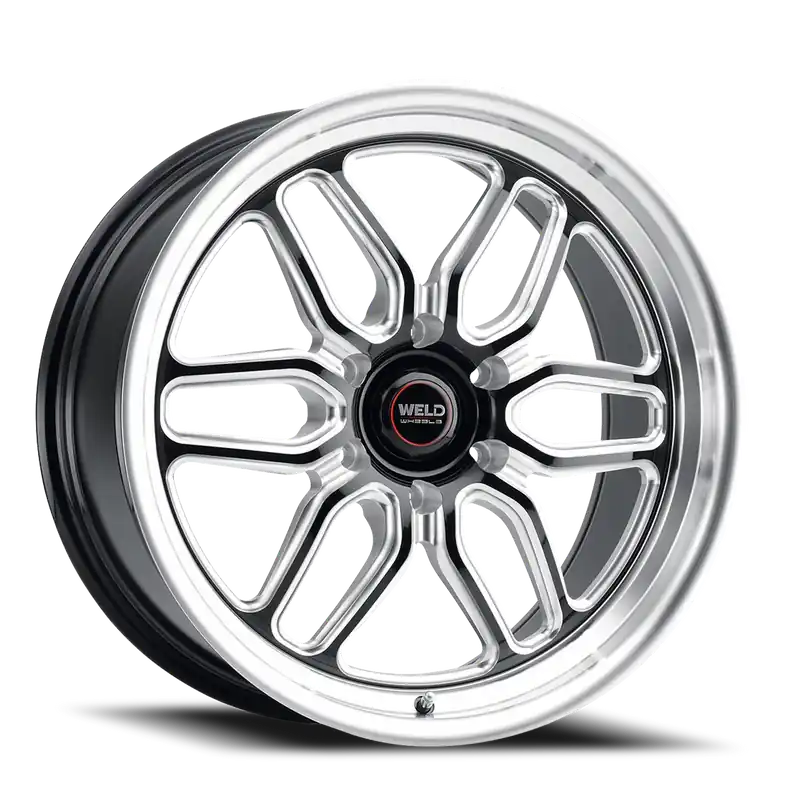 Crafted Weld Street Performance Laguna 6 Drag Wheel 20x5 6x135 Gloss Black Milled w/ Diamond Lip -19mm - FREE T-SHIRT INCLUDED!