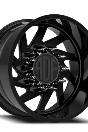 Adf Contractor Wheel 22x14 8x170 Gloss Black -76mm - MINIMUM PURCHASE OF 4 - FREE T-SHIRT INCLUDED! Original