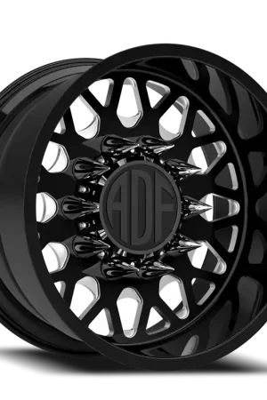 Holiday Sale Adf Hot Shot Wheel 22x14 5x135 Gloss Black/Machined -76mm - MINIMUM PURCHASE OF 4 - FREE T-SHIRT INCLUDED!