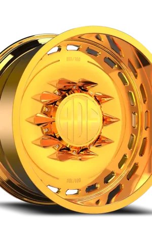 Adf Ltd Wheel - 24x14 8x165.1 24K Gold -76mm - MINIMUM PURCHASE OF 4 - FREE T-SHIRT INCLUDED! Best Seller