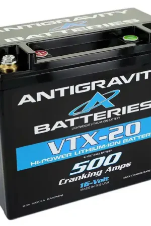 Antigravity Special Voltage YTX12 Case 16V Lithium Battery - Left Side Negative Terminal Clearance