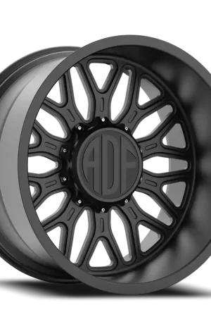 Limited Edition Adf Sportsman Wheel 24x14 7x150 Satin Black -76mm - MINIMUM PURCHASE OF 4 - FREE T-SHIRT INCLUDED!