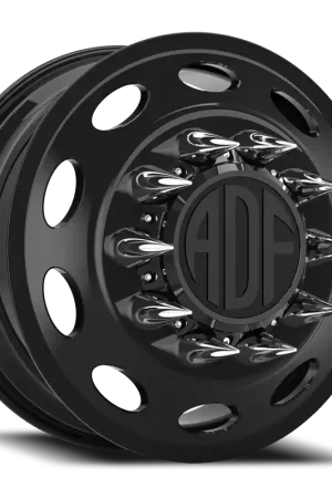 Adf Peterson Dually Wheel 24x8.25 8x170 Gloss Black 144mm - MINIMUM PURCHASE OF 4 - FREE T-SHIRT INCLUDED! Genuine