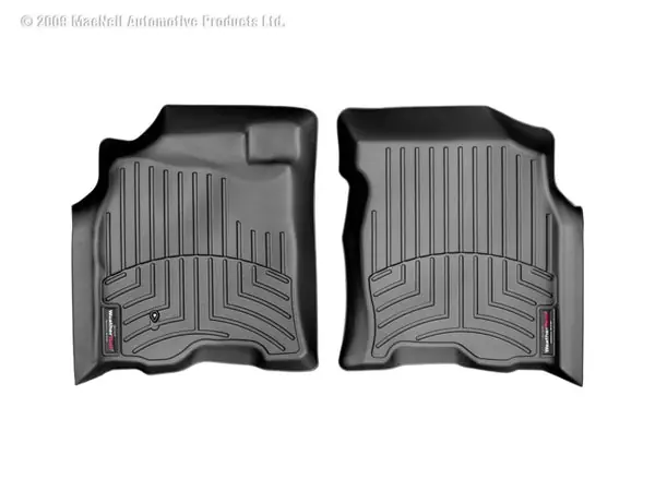 Direct From Factory WeatherTech 04-06 Toyota Tundra Double Cab Front FloorLiner - Black