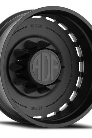 Seasonal Sale Adf Ltd Dually Wheel 28x8.25 8x170 Satin Black -156mm - MINIMUM PURCHASE OF 4 - FREE T-SHIRT INCLUDED!