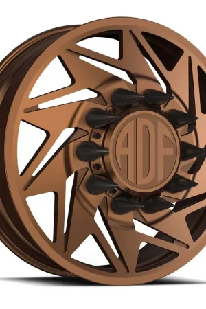 Discount Adf Flex Left Dually Wheel 24x8.25 10x225 Bronze 144mm - MINIMUM PURCHASE OF 4 - FREE T-SHIRT INCLUDED!