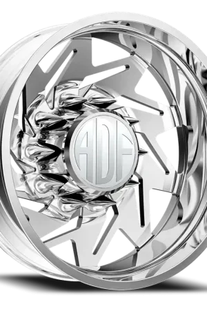 Adf Flex Right Dually Wheel 22x8.25 8x200 Polished -167mm - MINIMUM PURCHASE OF 4 - FREE T-SHIRT INCLUDED! Limited Offer