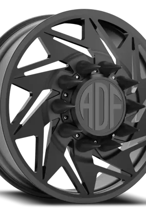 Seasonal Sale Adf Flex Left Dually Wheel 22x8.25 10x225 Satin Black 144mm - MINIMUM PURCHASE OF 4 - FREE T-SHIRT INCLUDED!