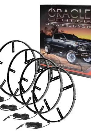Oracle LED Illuminated Wheel Rings - ColorSHIFT - 15in. - ColorSHIFT No Remote Free Delivery