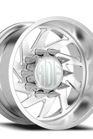 In Demand Adf Contractor Left Dually Wheel 28x16 8x210 Brushed -101mm - MINIMUM PURCHASE OF 4 - FREE T-SHIRT INCLUDED!
