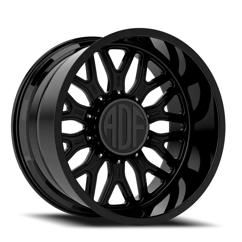 Adf Sportsman Wheel 28x16 5x135 Gloss Black -101mm - MINIMUM PURCHASE OF 4 - FREE T-SHIRT INCLUDED! Holiday Sale