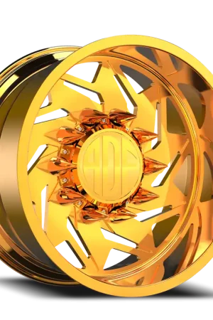 Save Now Adf Flex Left Dually Wheel 26x16 10x225 24K Gold -101mm - MINIMUM PURCHASE OF 4 - FREE T-SHIRT INCLUDED!