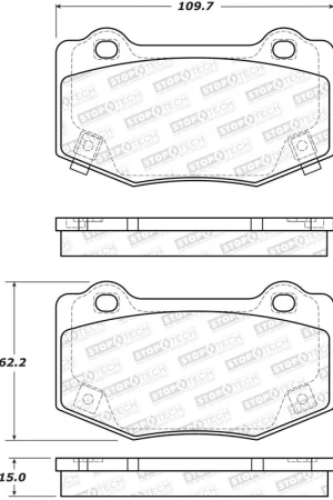 Low Price StopTech 14-18 Chevy Corvette Sport Performance Rear Brake Pads
