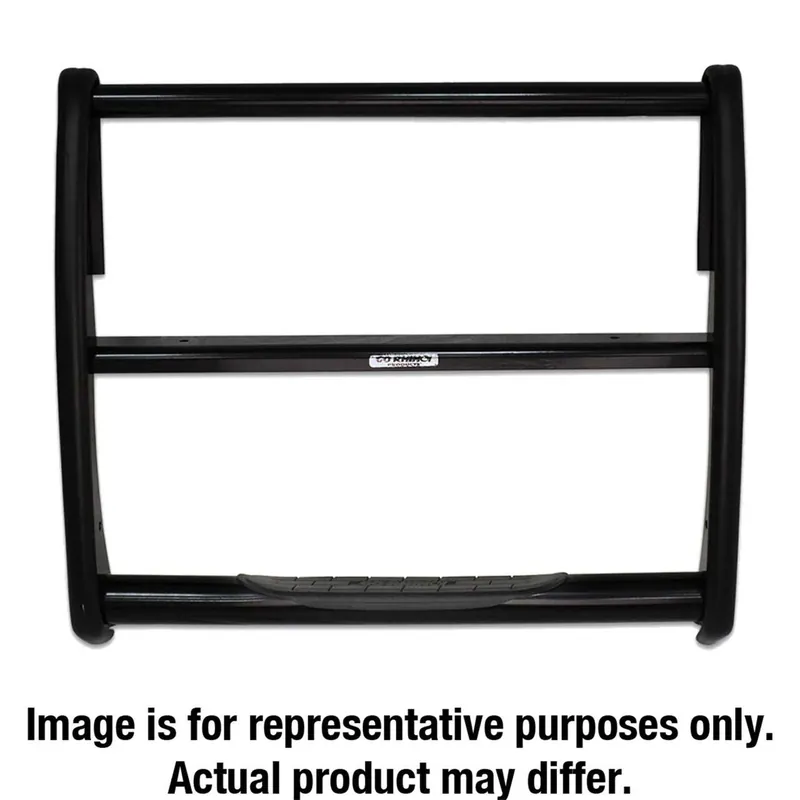 Affordable Go Rhino 3173B 3000 Series StepGuard Grille Guard Black For Silverado 3500