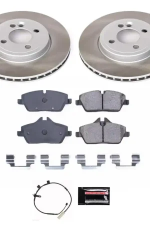 Power Stop 11-15 Mini Cooper Front Semi-Coated Rotor Kit Trending