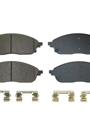 Power Stop 2022 Jeep Grand Cherokee Front Z17 Evo Ceramic Brake Pads w/Hardware Free Delivery