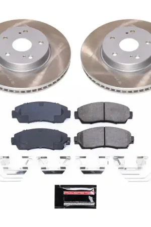 Power Stop 16-19 Subaru Legacy Front Semi-Coated Rotor Kit Flash Sale