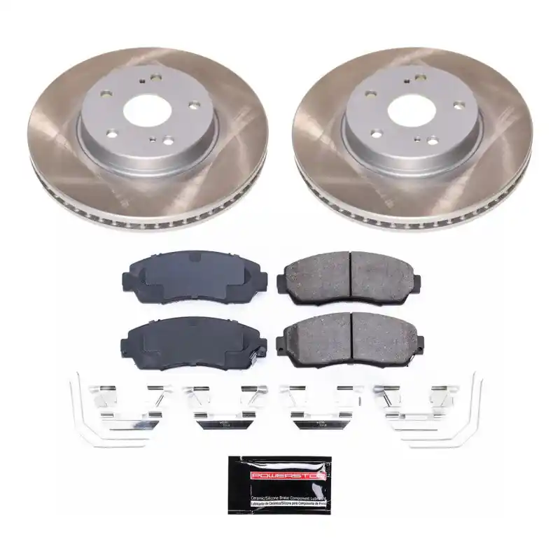 Power Stop 16-19 Subaru Legacy Front Semi-Coated Rotor Kit Flash Sale
