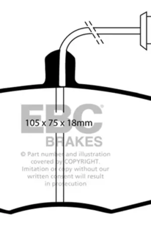 EBC 87-89 Land Rover Range Rover 3.5 Greenstuff Front Brake Pads Factory Price