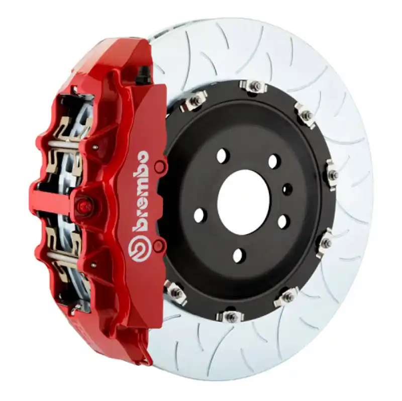 Last Chance Brembo 16 C450 AMG/17-21 C43 AMG Front GT BBK 6 Piston Cast 380x34 2pc Rotor Slotted Type3-Red