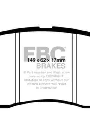 EBC 07-09 Chevrolet Equinox 3.4 Ultimax2 Front Brake Pads Discount
