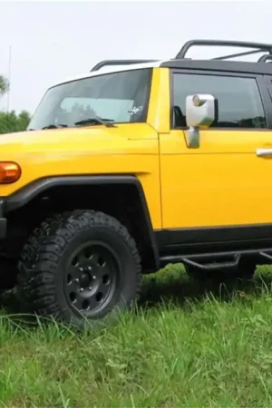 Editor’s Pick N-Fab T0654FJ Wheel To Wheel Nerf Step Bar 2" Black For Toyota FJ Cruiser