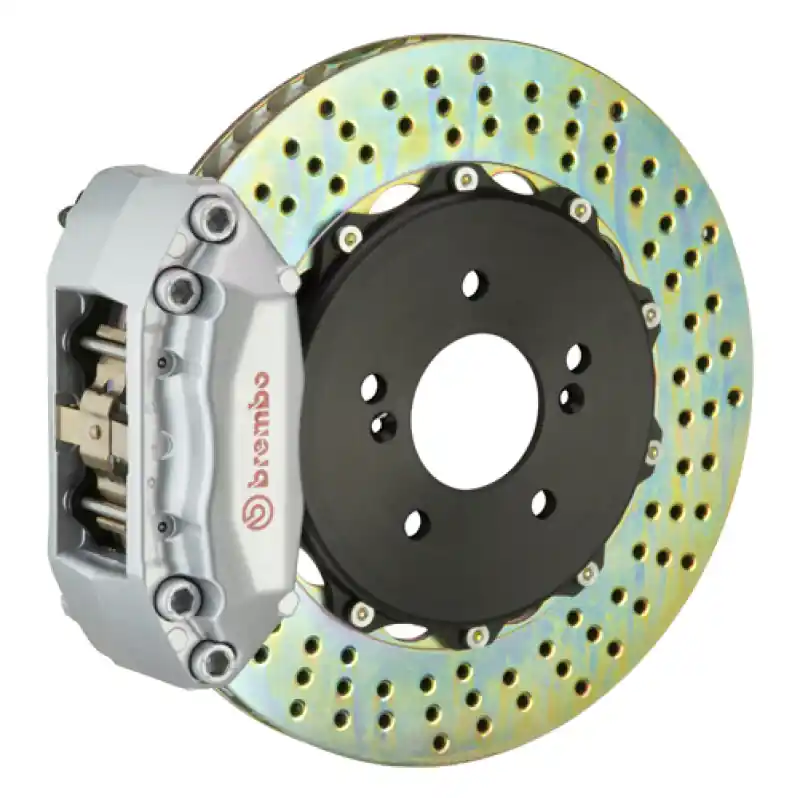 Brembo 16+ Miata MX-5 (ND) Front GT BBK 4 Piston Cast 328x28 2pc Rotor Drilled-Silver Get Yours
