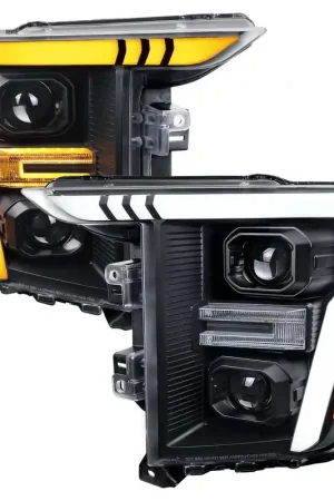 Luxury Spec-D LED Projector Headlight with DRL Light Bar SPE 2LHP-F15021JM-SQ-RS