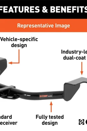 Curt 111843 Class I 1.25 in. Receiver Hitch | BMW 128i 135i Factory Price