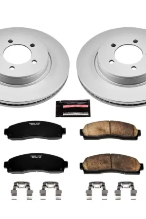 Original Power Stop 02-05 Ford Explorer Front Z17 Evolution Geomet Coated Brake Kit