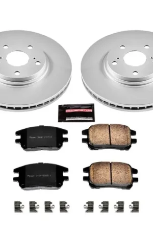 Viral Power Stop 02-03 Lexus RX300 Front Z17 Evolution Geomet Coated Brake Kit