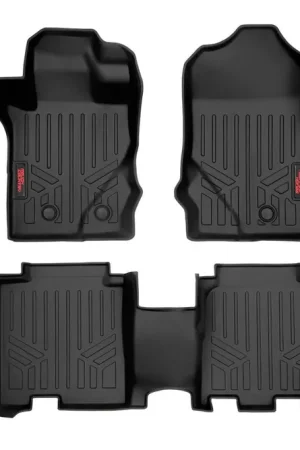 Rough Country Floor Mats - Front & Rear - Ford Bronco 4WD 2021-2023 DHTP M-51602 Popular