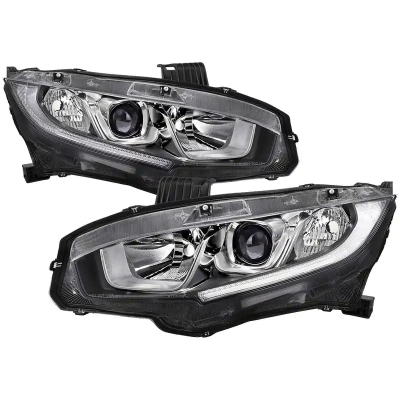 Spec-D Halo Projector Headlight w/ Chrome Housing SPE LHP-CV16-RO Trusted Brand