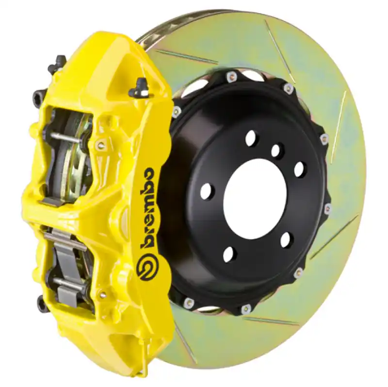 Brembo 15-21 NX Front GT BBK 6 Piston Cast 380x32 2pc Rotor Slotted Type-1- Yellow Buy Today