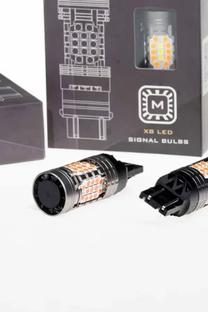 Morimoto 7440/7443: XB LED Bulbs (Red / Set) HTMC LED413 Premium