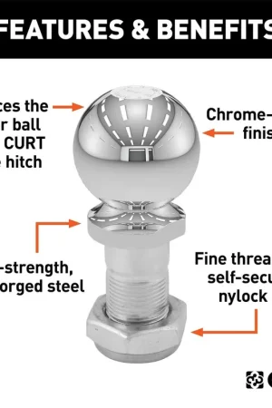 Curt 48830 Balls For Pintle Holiday Sale