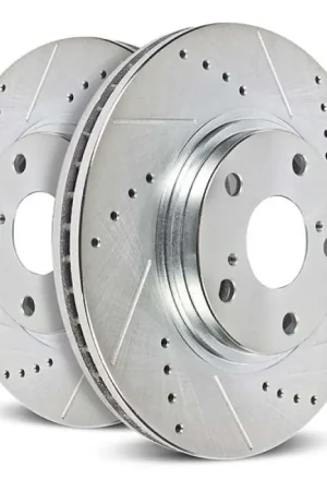 Power Stop 22-24 Jeep Grand Wagoneer Rear Drilled & Slotted Rotor (Pair) Cheap