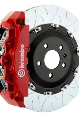 Brembo 00-06 Suburban Front GT BBK 8 Piston Cast 380x34 2pc Rotor Slotted Type3-Red Special Offer