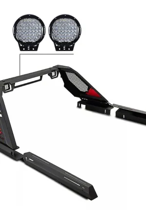 Last Chance Black Horse Off Road Vigor Roll Bar Kit GDRD VIRB22B-PL69B