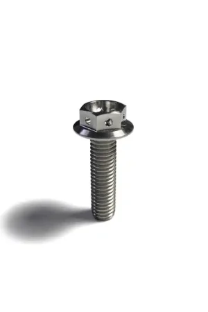 Brand New Ticon Industries Titanium Bolt Flanged M8x35x1.25TP 12mm 6pt Head Drilled