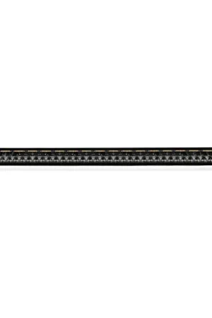 Go Rhino Xplor Blackout Combo Series Dbl Row LED Light Bar w/Amber (Side/Track Mount) 40in. - Blk Deal