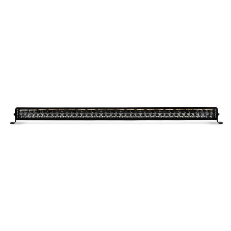 Go Rhino Xplor Blackout Combo Series Dbl Row LED Light Bar w/Amber (Side/Track Mount) 40in. - Blk Deal