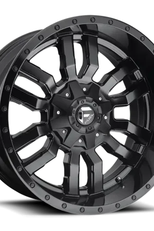 Low Price Aluminum Wheels 20X10 Sledge D596 6 On 135/6 On 139.7 Matte Black/Gloss Black Lip 106.3 Bore -18 Offset Fuel Off Road Wheels