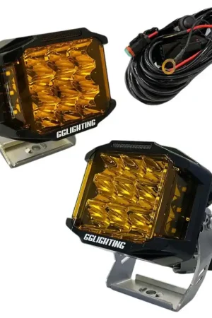 Direct From Factory CB60 Amber Pod Bundle With Wiring Harness