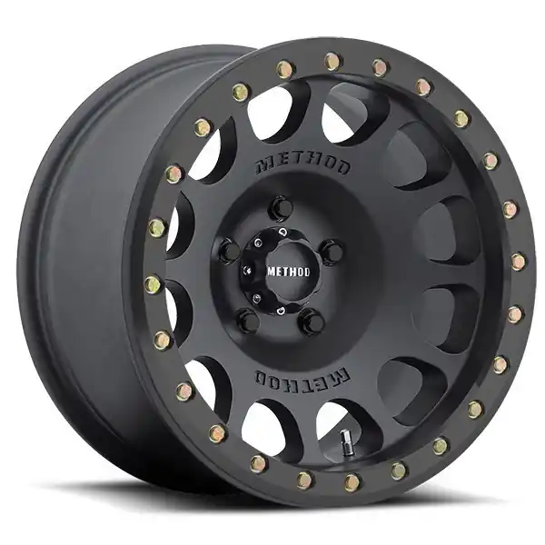Method True Beadlock Wheels MR105 Matte Black 17x8.5 0mm Offset 5x139.7 (5x5.5) Today Only