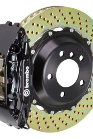 Brembo 15-21 NX Front GT BBK 4 Piston Cast 2pc 355x32 2pc Rotor Drilled-Black Fresh Stock