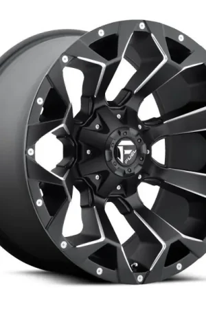 Genuine Fuel Offroad Wheels Assault D546 Matte Black Milled 18x9 -12mm Offset 8x165.1 (8x6.5)