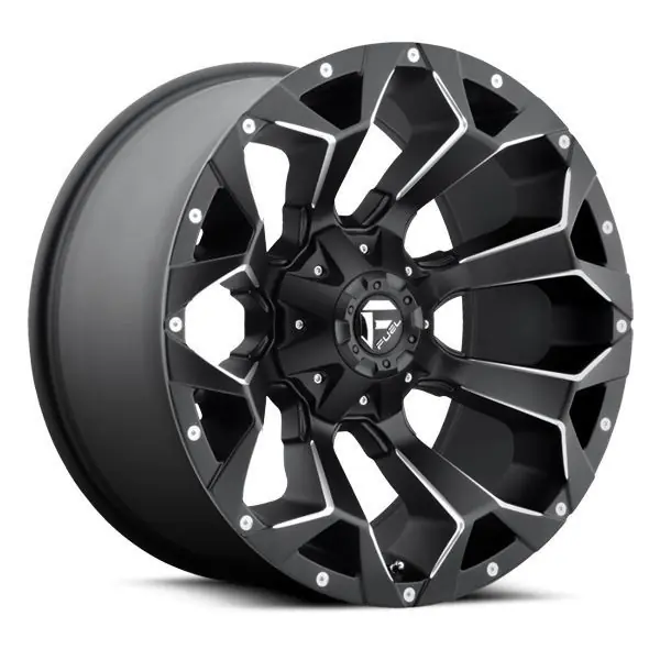 Genuine Fuel Offroad Wheels Assault D546 Matte Black Milled 18x9 -12mm Offset 8x165.1 (8x6.5)